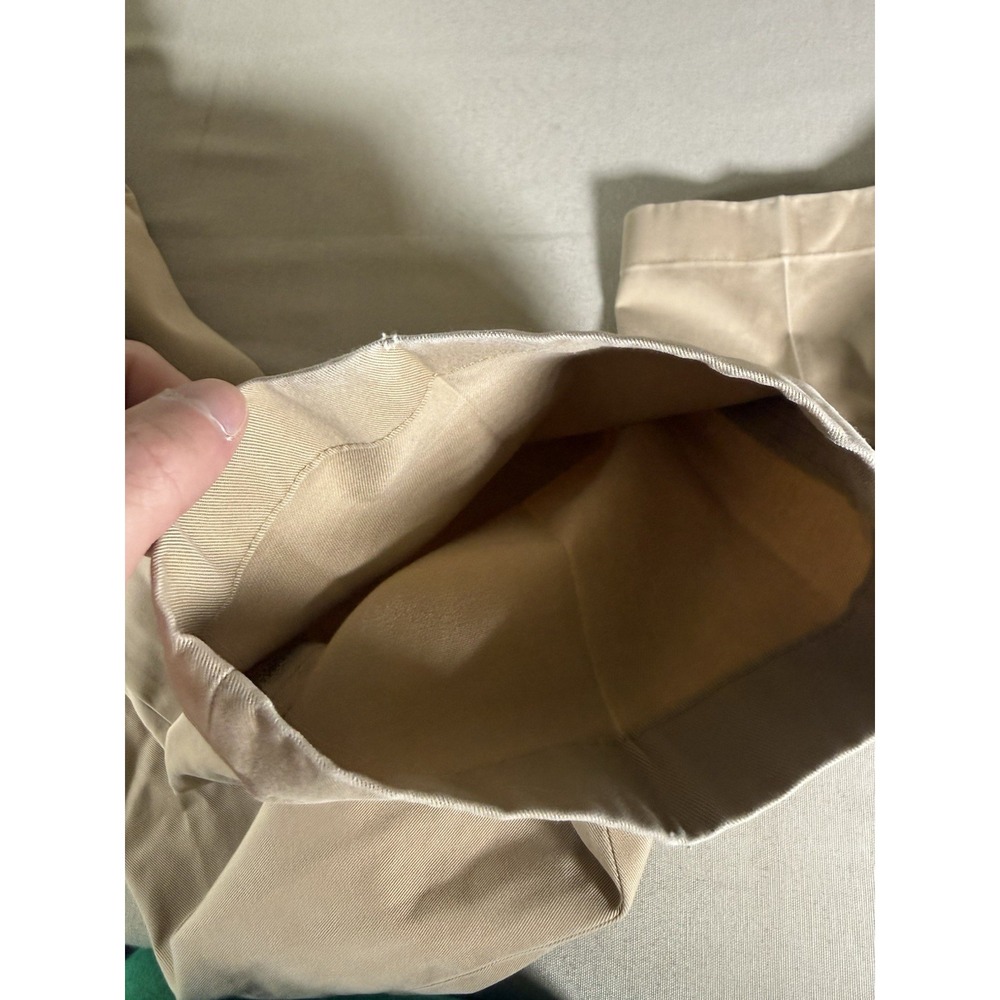 Brooks Brothers Advantage Chino Pants Size 38x32 Tan Clark Fit 100% Cotton - Picture 14 of 15